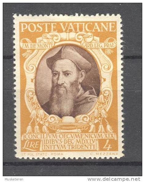 Vatican 1946 Mi. 131    4 L Kardinal Johann Maria Del Monte (later Pope Julius III.) MH* - Used Stamps