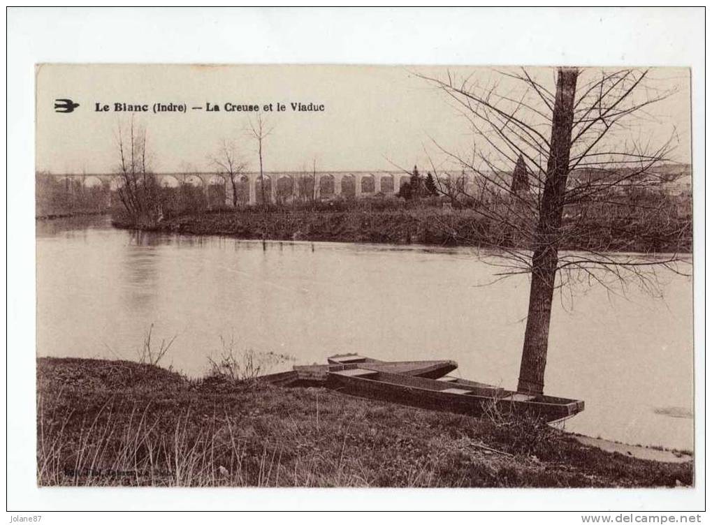 CPA    36     LE BLANC     LA CREUSE ET  LE VIADUC - Le Blanc