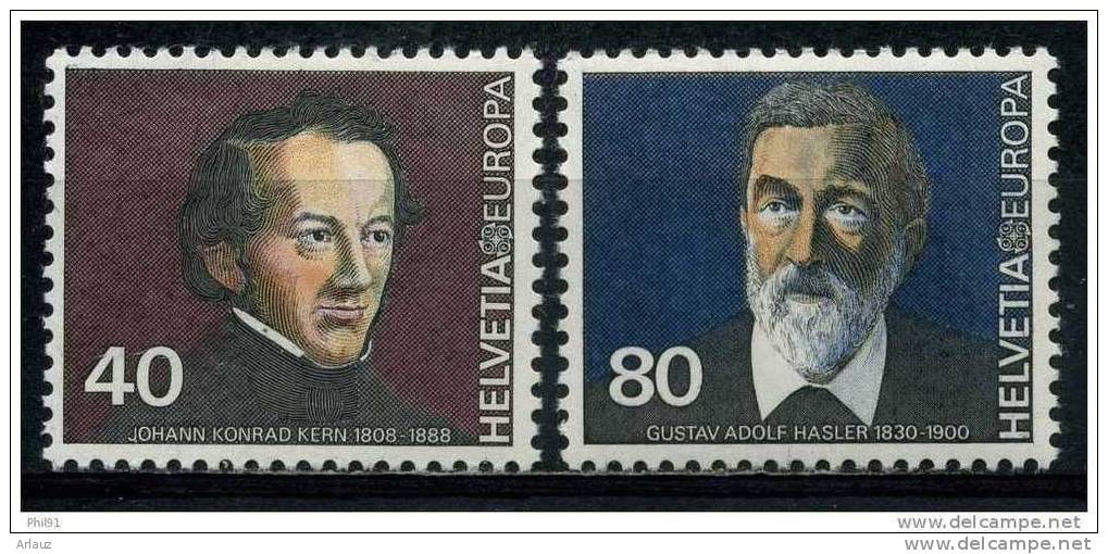 SUISSE.1980.EUROPA .YVERT  N°1104-1105 - Neufs