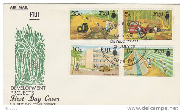 Fiji-1973 Development Projects Fiji FDC Service - Fiji (1970-...)