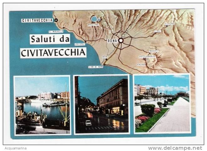 CIVITAVECCHIA - Saluti Da - Cartolina FG C V 1967 - Civitavecchia