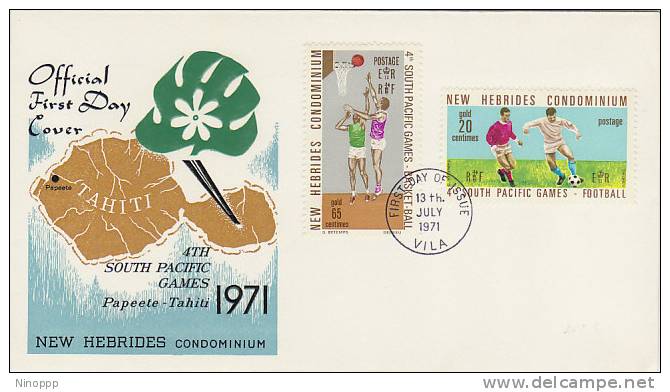 New Hebrides-1971 4th South Pacific Games  FDC - Sonstige & Ohne Zuordnung