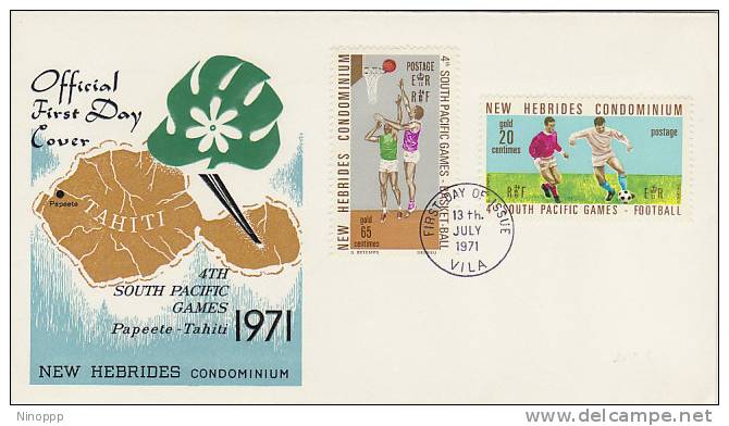 New Hebrides-1971 4th South Pacific Games  FDC - Other & Unclassified