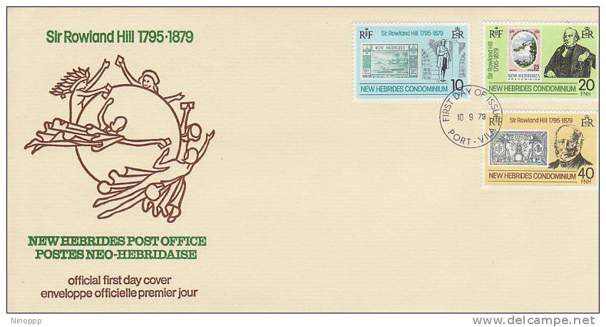 New Hebrides-1979 Sir Rowland Hill  FDC - Other & Unclassified