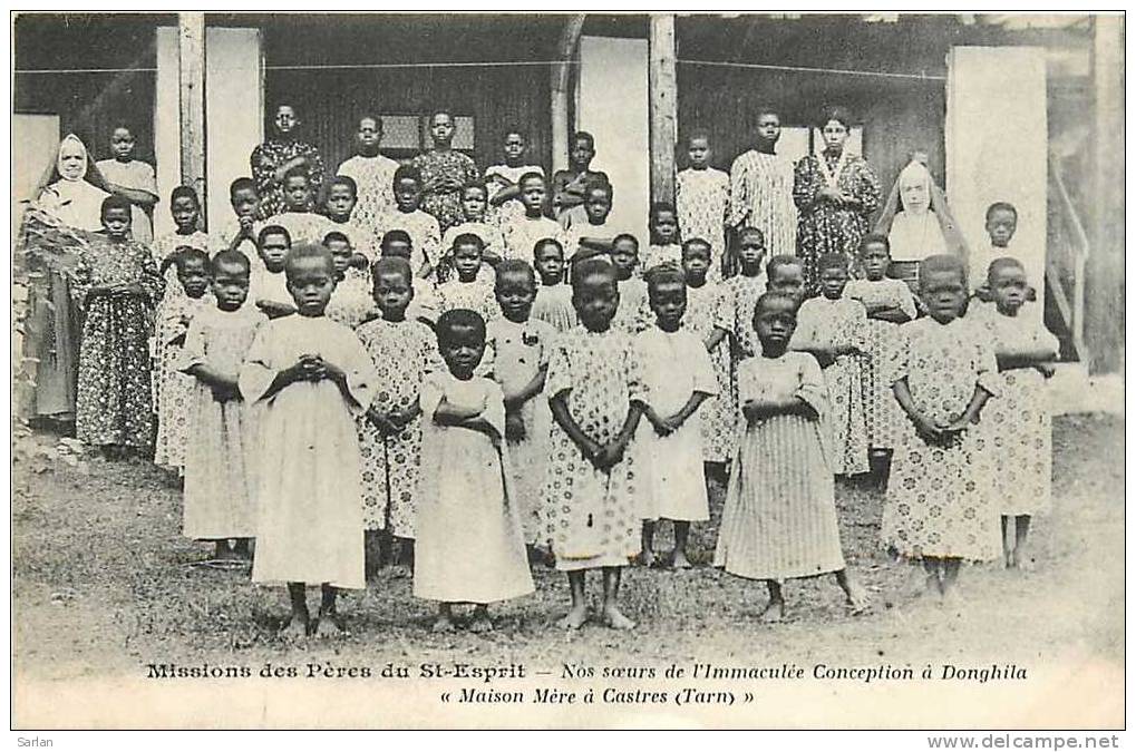 GABON , Missions Des Pères Du St Esprit , ..Soeurs De L'Immaculée Conception à Donghila , *3733 - Gabon
