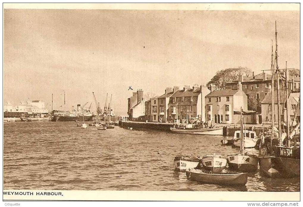 ANGLETERRE WEYMOUTH - HARBOUR PORT En 1948 - Weymouth