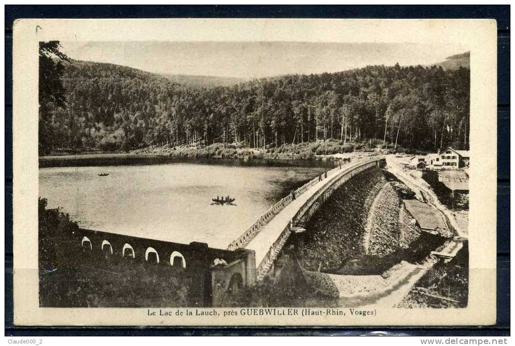 LE LAC DE LA LAUCH . Carte  Animée . Voir Recto - Verso    (K259) - Guebwiller