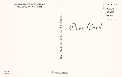 United States Post Office, Wheeling, West Virginia - Wheeling