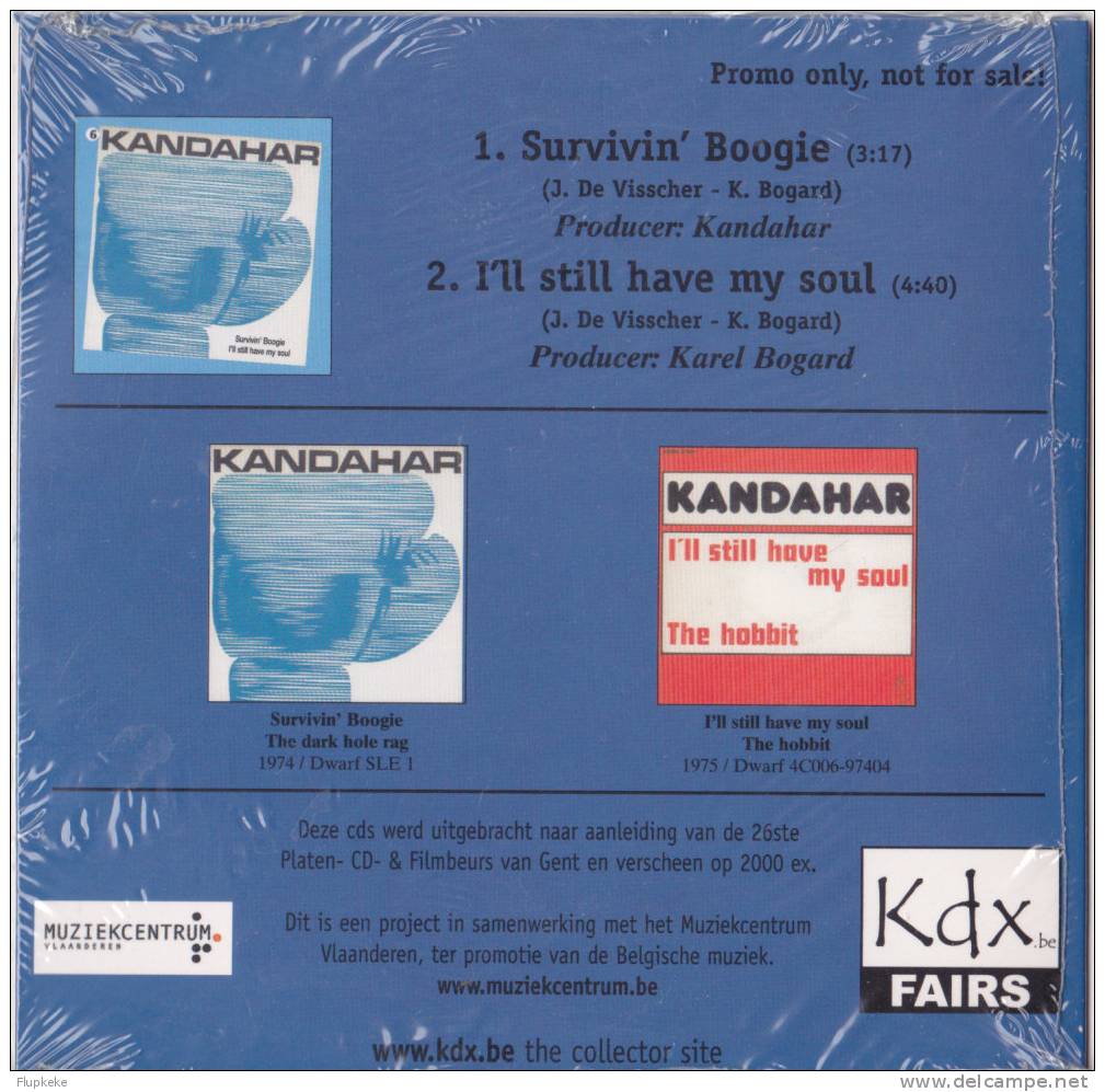 Cd Kandahar Promo CD édition Limitée 2000 Ex - Ediciones Limitadas