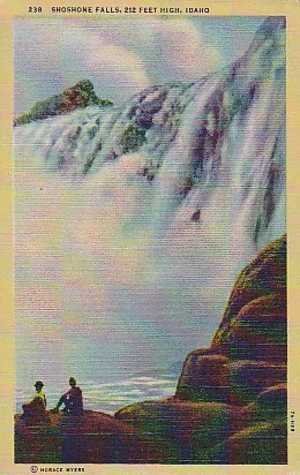 Shoshone Falls, 212 Feet High, Idaho - Otros & Sin Clasificación