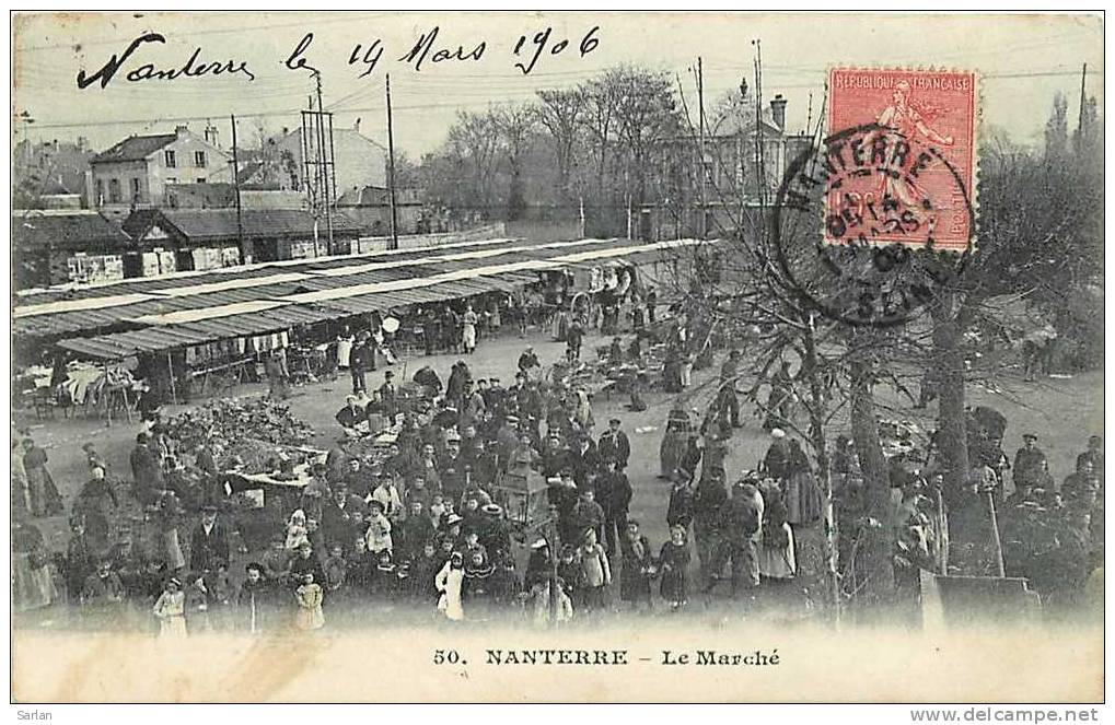 92 , NANTERRE , Le Marché , *3746 - Nanterre