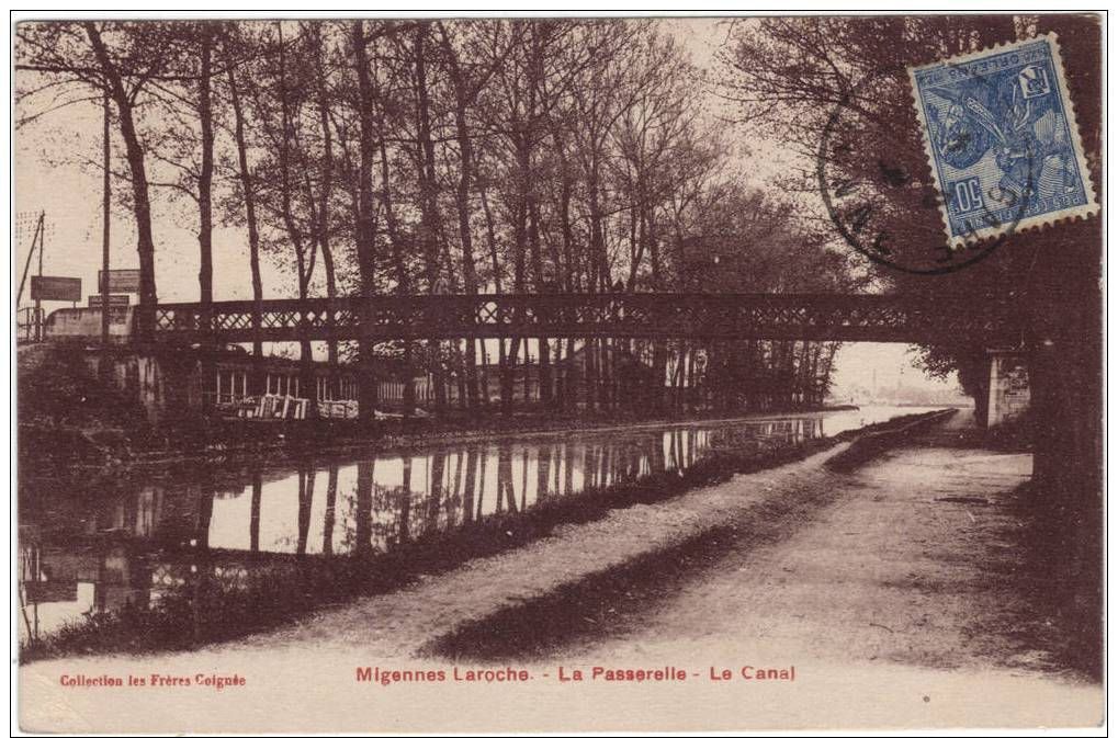 89 Yonne - Migennes Laroche - La Passerelle - Le Canal - Migennes