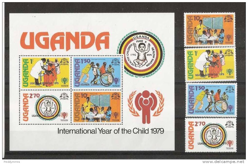 Ouganda: 210/ 213 + BF 15 ** - Uganda (1962-...)