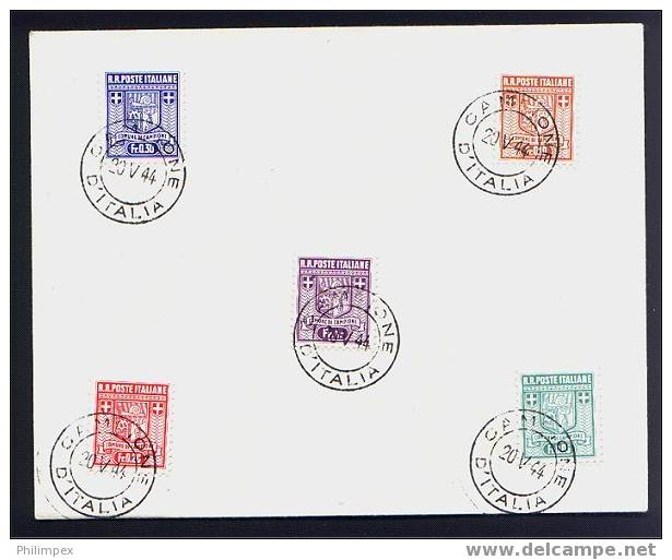 ITALY - CAMPIONE D´ ITALIA - FIRST ISSUE On FDC, RARITY! - Lokale/autonome Uitgaven