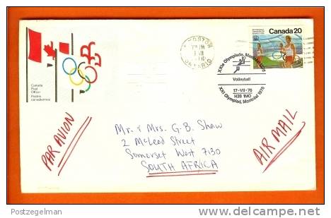 CANADA 1976 3 Covers With Address Olympic Games 630-632 - Ete 1976: Montréal