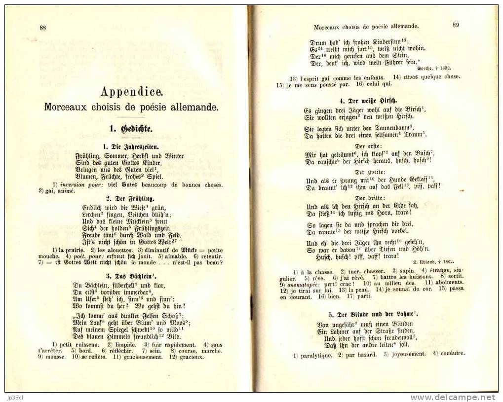 Nouvelle grammaire allemande par Émile Otto, revue par Marius Nicolas (2 parties), 1902