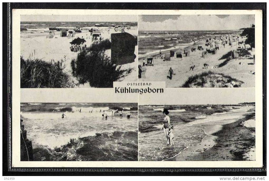 OSTSEE BAD KÜHLUNGSBORN  STRAND KUNSTVERLAG RUDOLF ROSE HAMBURG - Kuehlungsborn