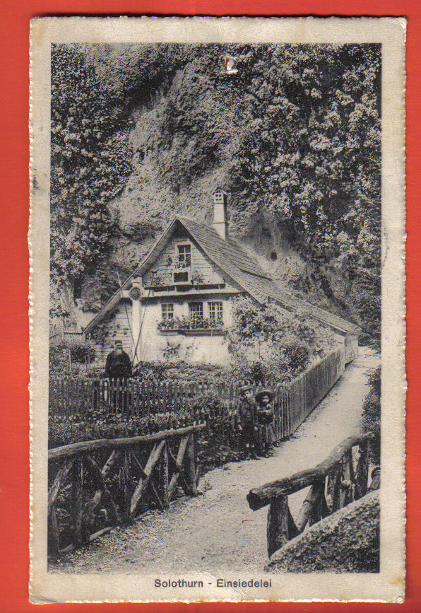 M580  Solothurn Soleure, Einsiedelei,ANIME.Hagendorf 1913 Nach Cully.Photoglob 3545 - Soleure