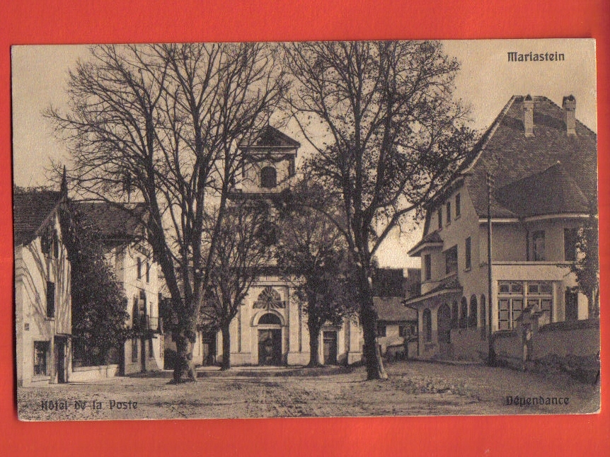 M584 Mariastein, Hòtel De La Poste, Dépendance.CAchet Mariastein 1914 Vers Porrentruy. Morf - Metzerlen-Mariastein