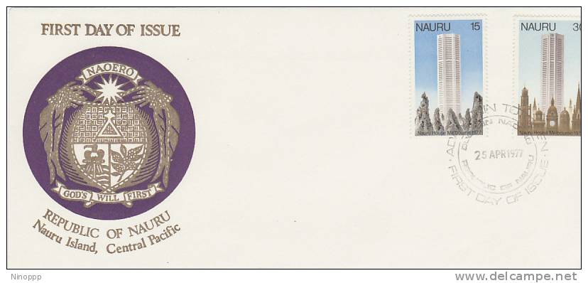 Nauru-1977 Nauru House    FDC - Nauru