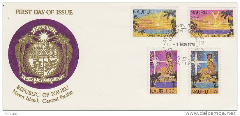 Nauru-1978 Christmas FDC - Nauru