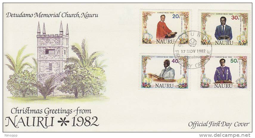 Nauru-1982 Christmas   FDC - Nauru