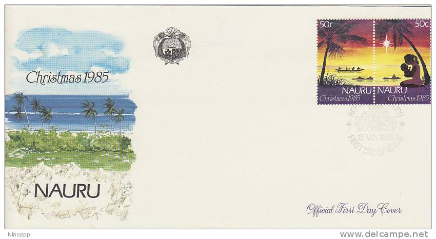 Nauru-1985 Christmas   FDC - Nauru