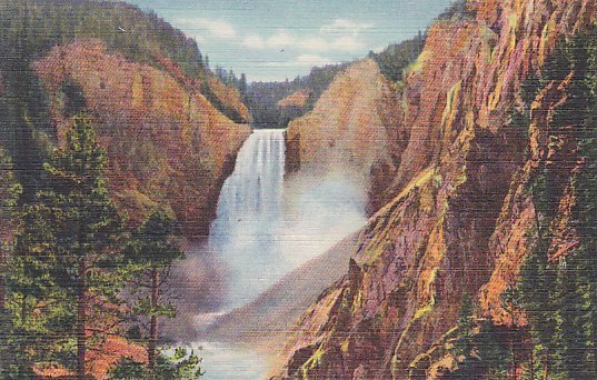 Great Falls And Grand Canon Of Yellowstone, Yellowstone National Park, Wyoming - Yellowstone