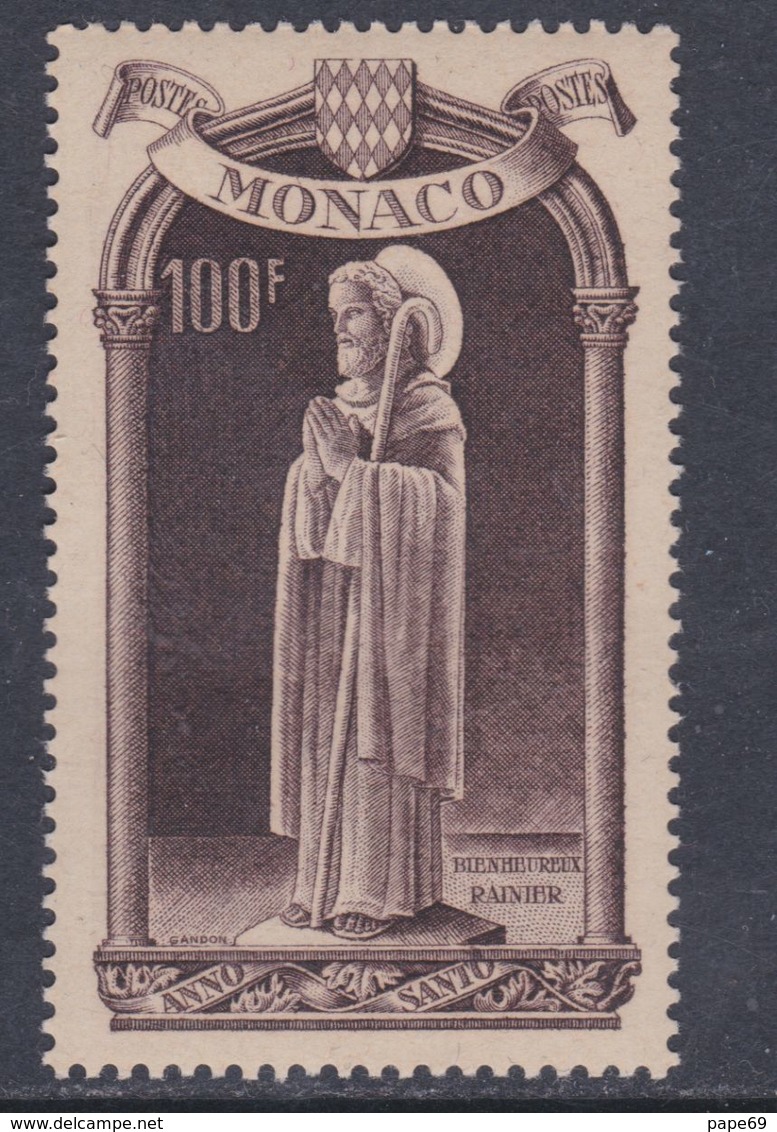 MONACO N° 364 XX Année Sainte :  Le Bienheureux Rainier De Westphalie  Sans Charnière, TB - Neufs