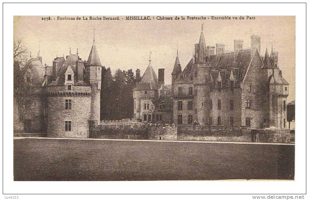 Chateau De La Bretesche Ensemble Vu Du Parc - Missillac