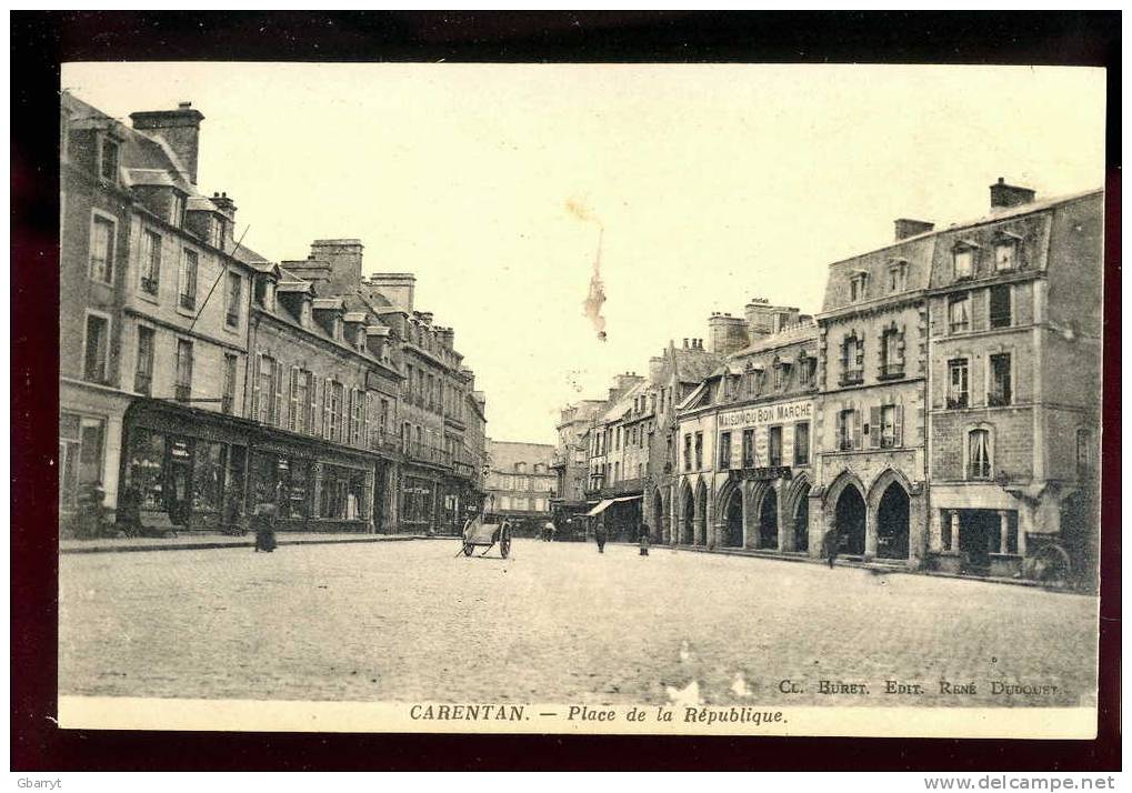 France Carentan - Place De La Republic     (2-35) - Carentan