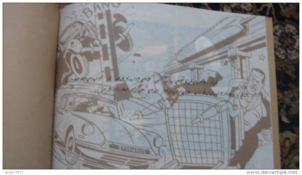 Blake et Mortimer Jacobs catalogue Citroën Le véhicule du futur automobile voiture auto