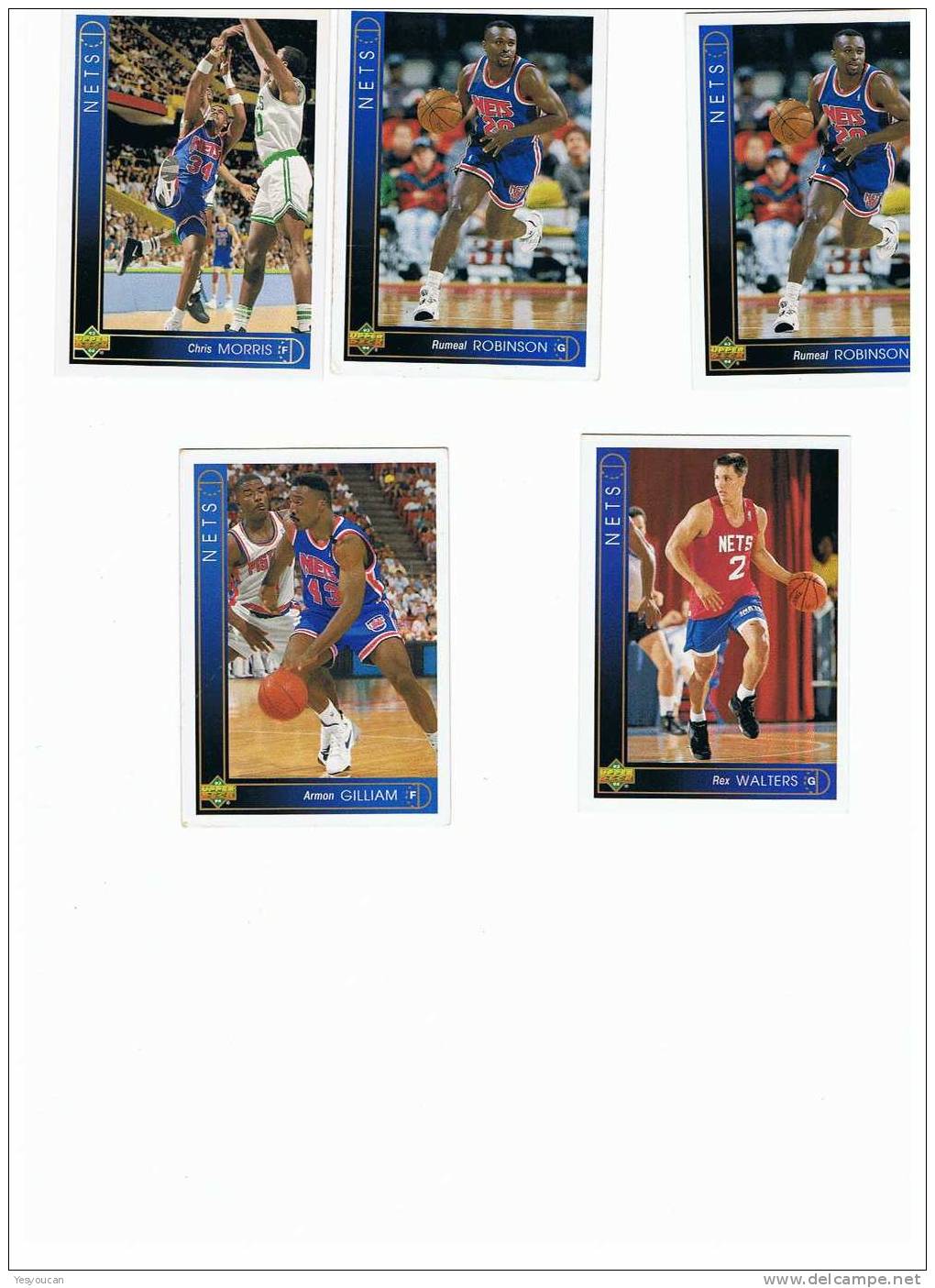 1992-93 Upper Deck Basketball Cards (NETS 5) - Lotti