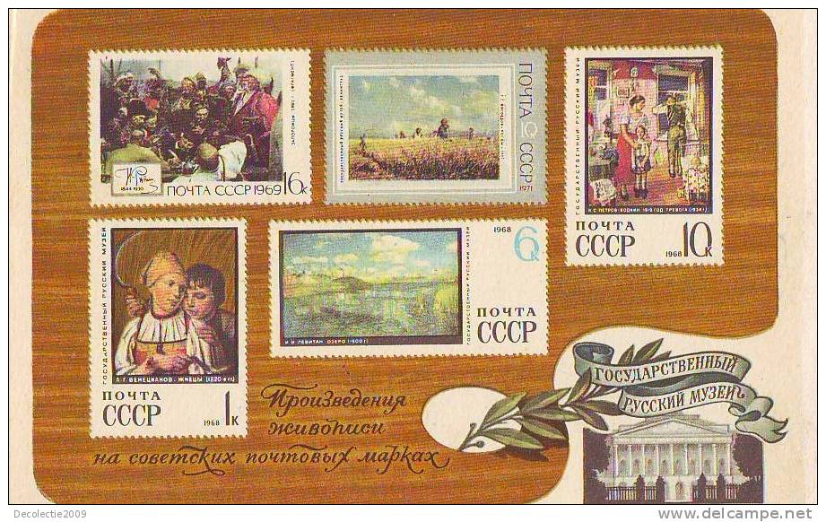 Zs3045 Stamps On Postcards URSS Russia Not Used Perfect Shape - Monedas (representaciones)