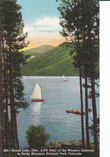 Grand Lake At The Western Gateway To Rocky Mountains National Park, Colorado - Rocky Mountains