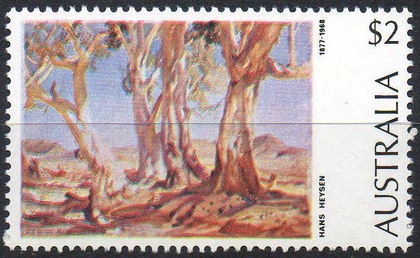 Australia 1974  $2 Painting  Red Gums - Heysen MNH - Mint Stamps