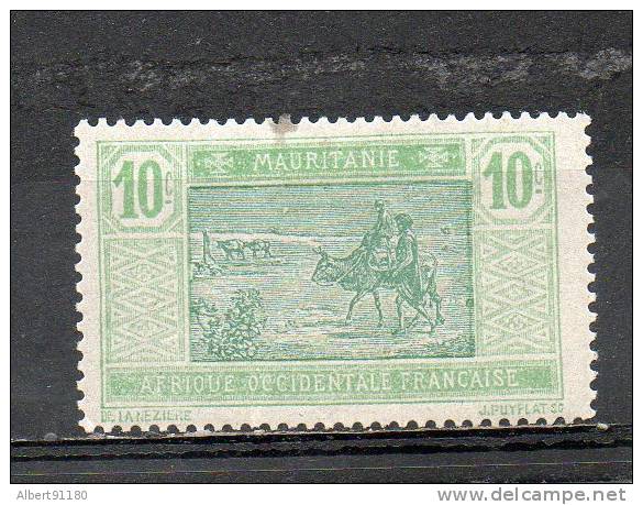 MAURITANIE 10c Vert Jaune 1922-26 N°40 - Other & Unclassified