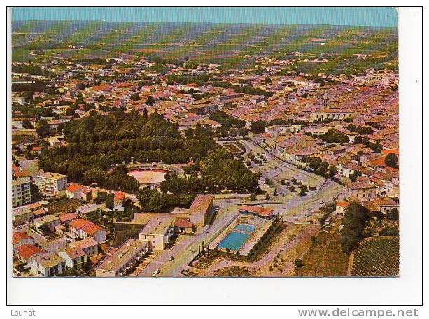 34 LUNEL : Vue Aérienne - Lunel