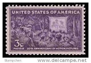 1944 USA Motion Picture Stamp Sc#926 Movie Cinema Soldier - Cinema