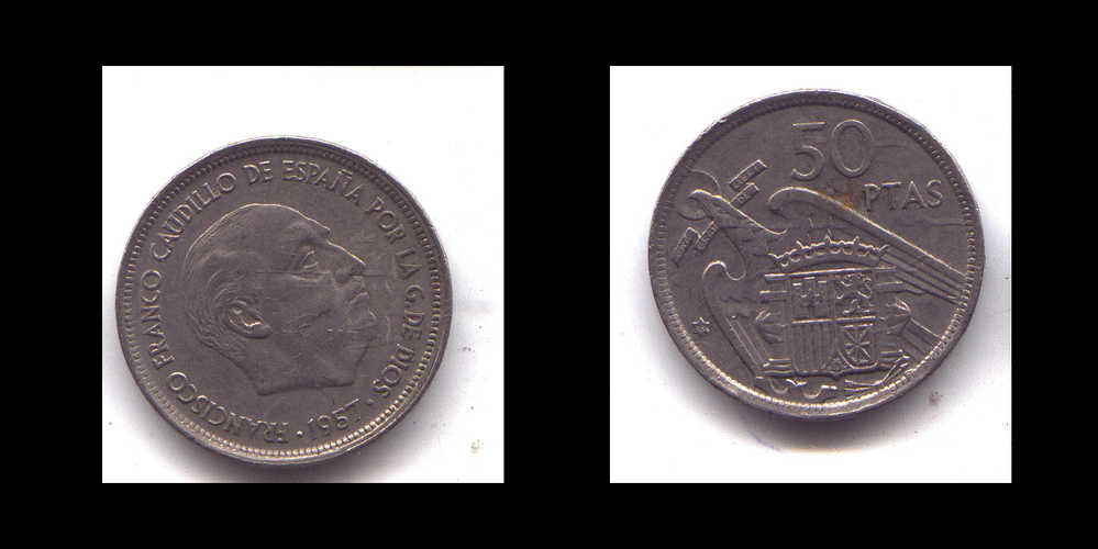 50 PESETAS 1957-58 - 50 Pesetas