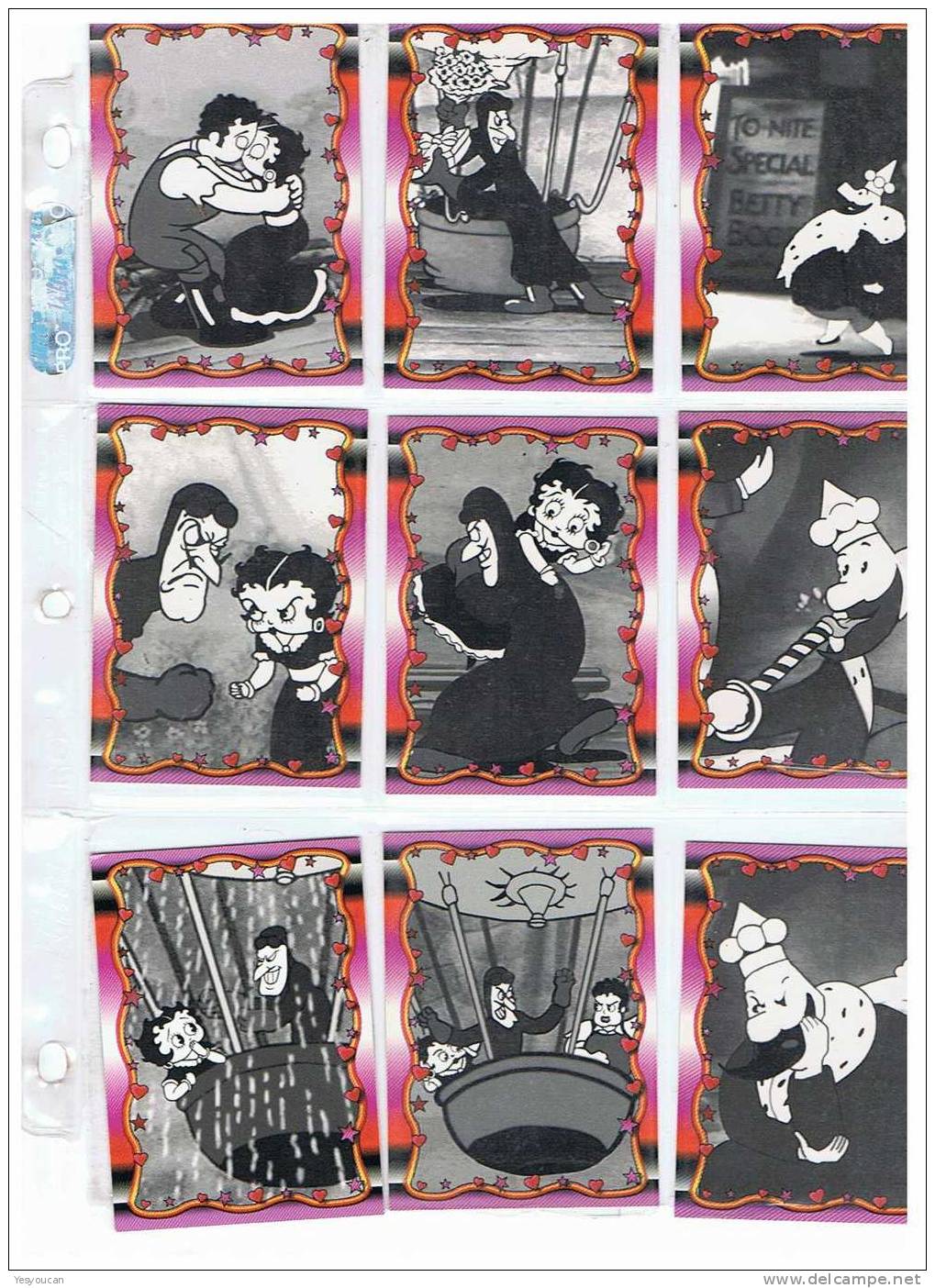 LOT NR 4 : BETTY BOOP TRADING CARDS (1995) - Autres & Non Classés