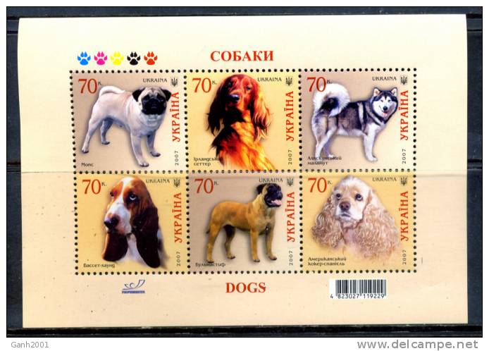 UCRANIA UKRAINE / FAUNA PERROS Dogs / C1032 - Perros