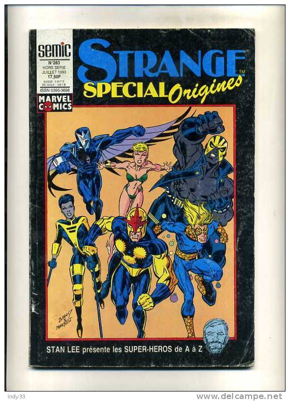 -  STRANGE SPECIAL ORIGINES N°283 . 1993 - Strange