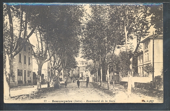 38 // BEAUREPAIRE - Boulevard De La Gare BF 27 - Beaurepaire