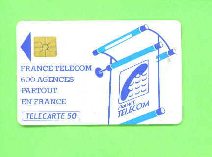 FRANCE - Chip Phonecard As Scan - “600 Agences”