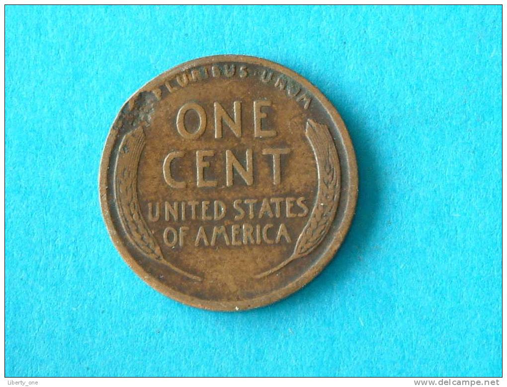 1916 - ONE CENT - Wheat Ears / KM 132 ( Uncleaned Coin - For Grade, Please See Photo ) ! - 1909-1958: Lincoln, Wheat Ears Reverse