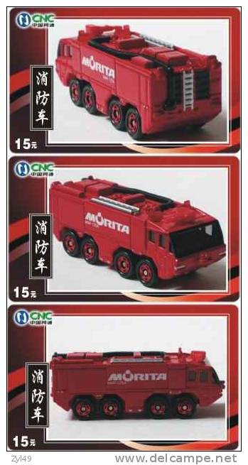 A04331 China Fire Engine 3pcs - Feuerwehr