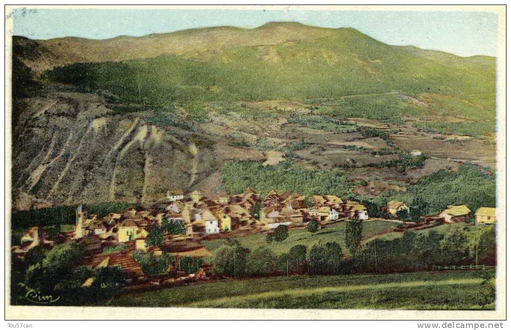 ALLOS - ALPES DE HAUTES PROVENCE - CPA COULEUR. - Autres & Non Classés