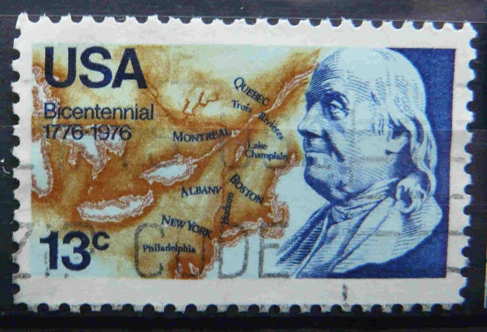 YT 1135 O - USA - ETATS UNIS D'AMERIQUE - 1976 - Bicentenaire De L'independance Des Etats Unis - Used Stamps