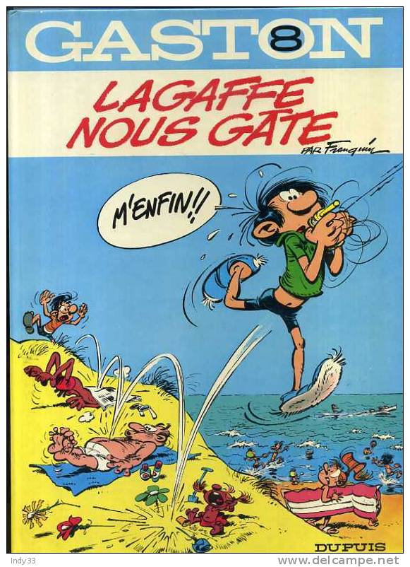 -  GASTON 8 . LAGAFFE NOUS GATE . DUPUIS 1980 - Gaston
